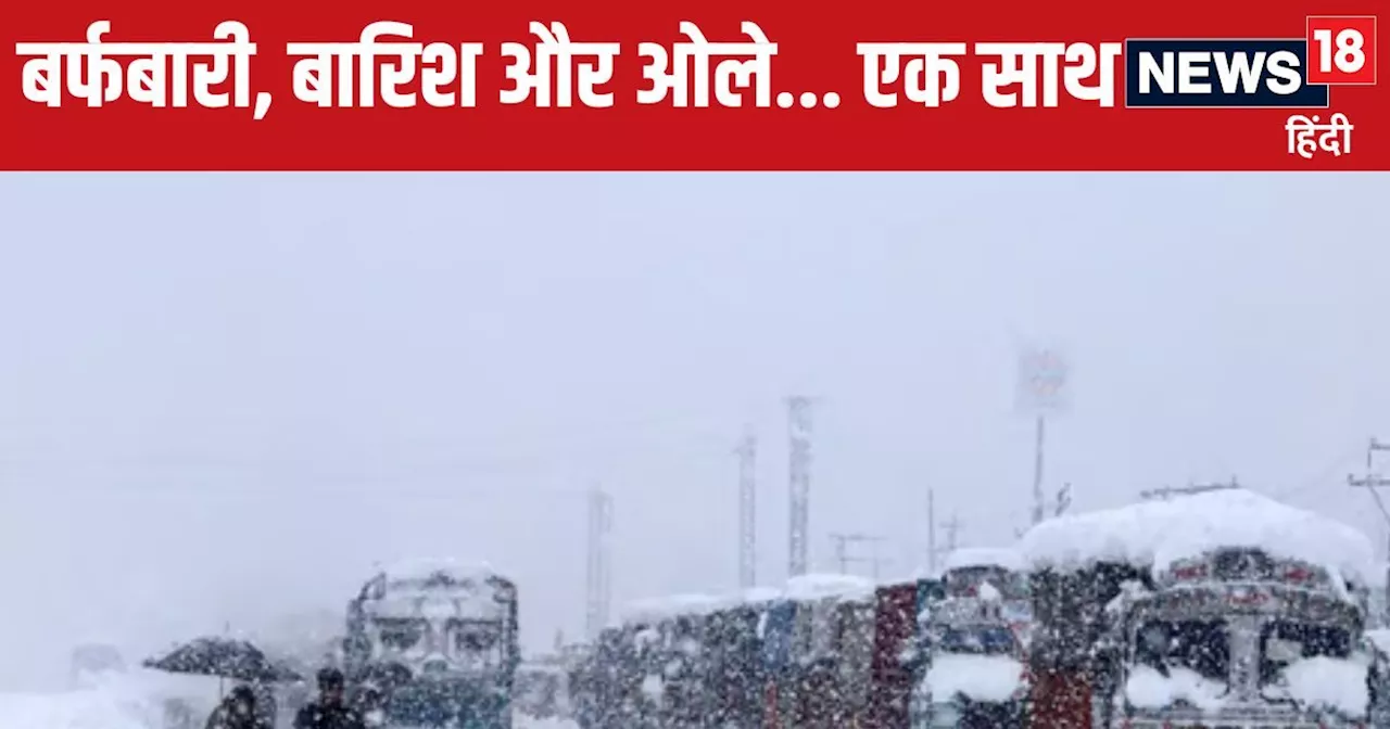 Weather Update: बर्फबारी, बारिश और ओले... सब झेलो! दिल्ली से लेकर पंजाब, बिहार तक पश्चिमी विक्षोभ की मार, I...