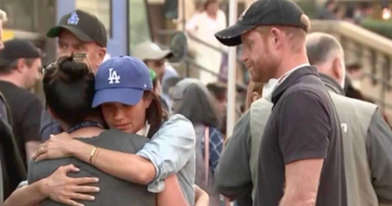 Harry and Meghan hug LA fire victims and open home to evacuees