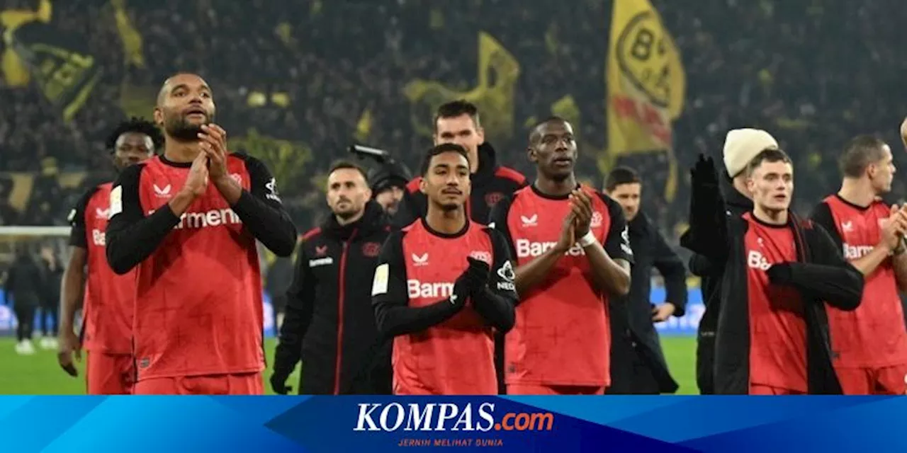 Hasil Dortmund Vs Leverkusen: 10 Kemenangan Beruntun Pasukan Alonso