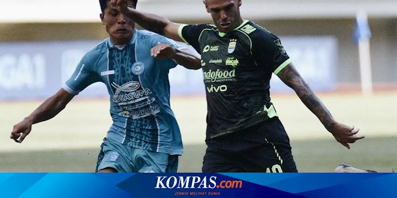 Hasil PSBS Biak Vs Persib Bandung 1-1, Sama Kuat di Jayapura