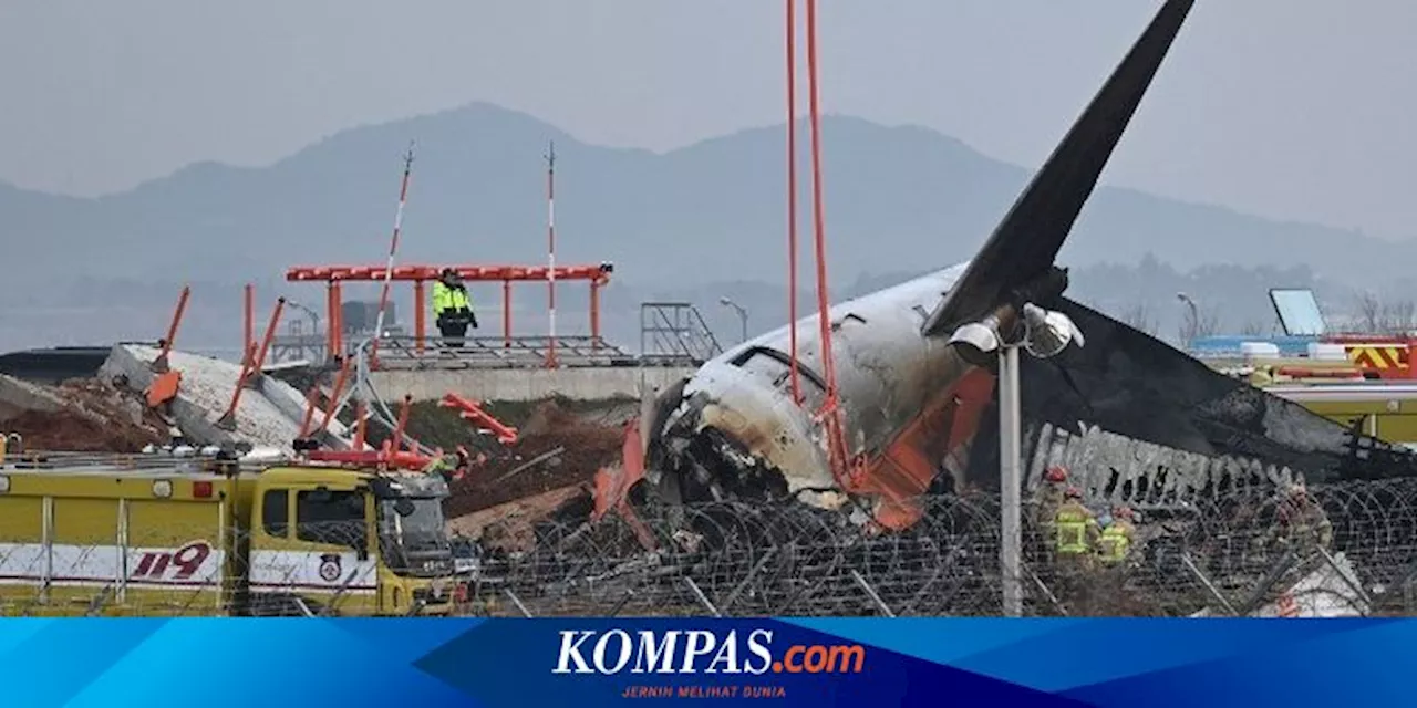 Korea Selatan: Kotak Hitam Pesawat Jeju Air Berhenti Merekam 4 Menit Sebelum Kecelakaan