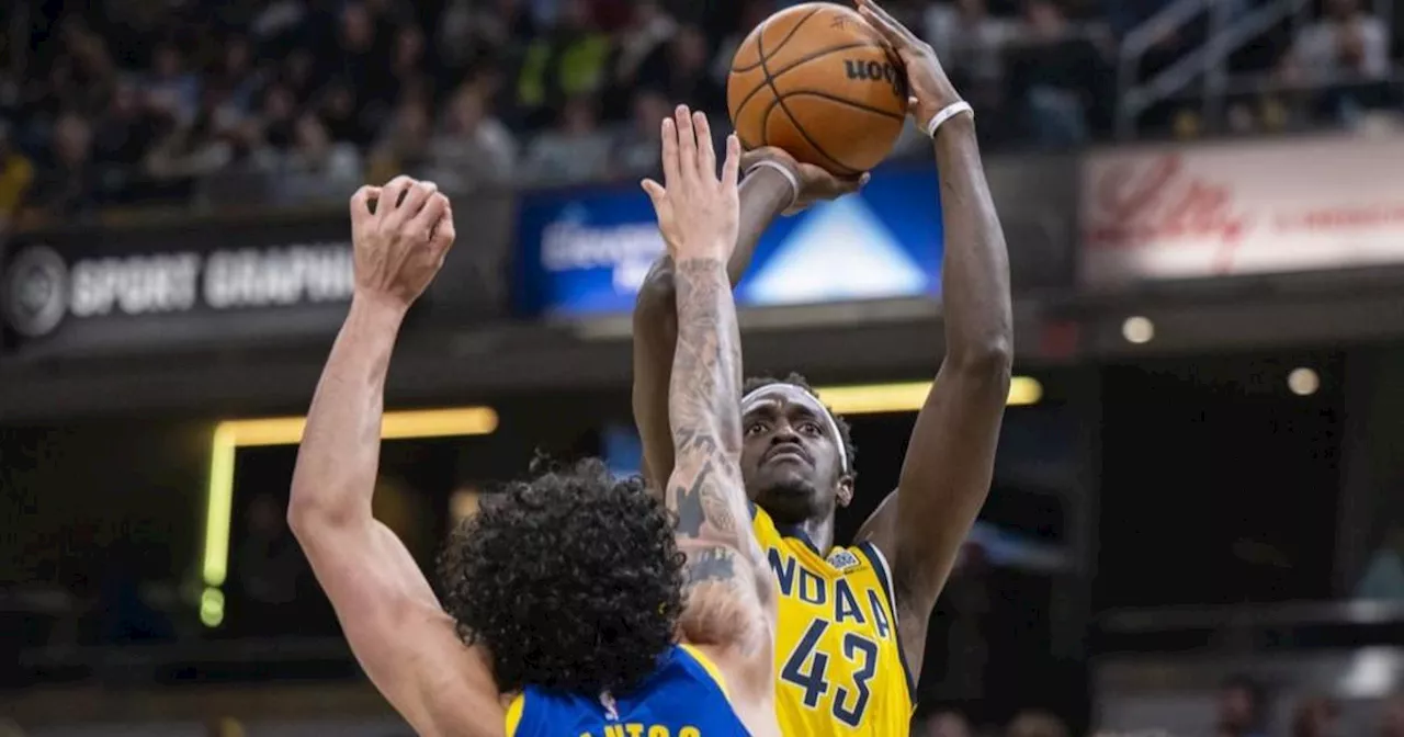 Haliburton, Siakam send Pacers past short-handed Warriors 108-96