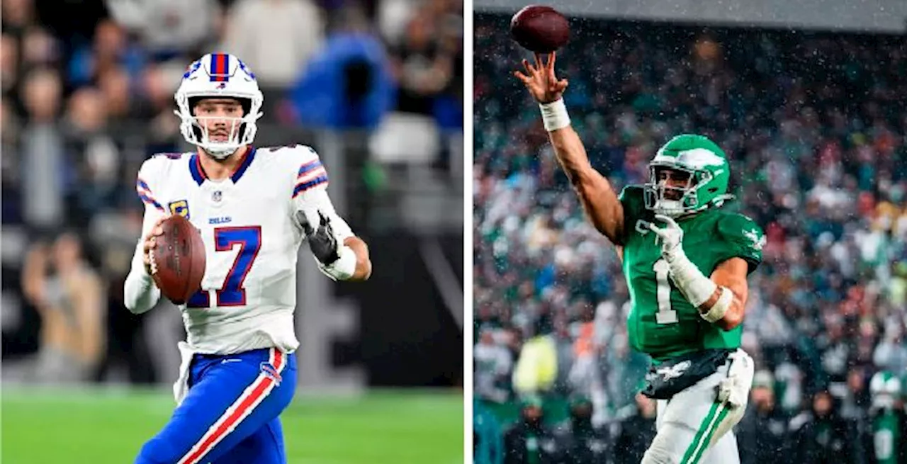 Eagles en la Nacional y Bills en la Americana, los grandes favoritos