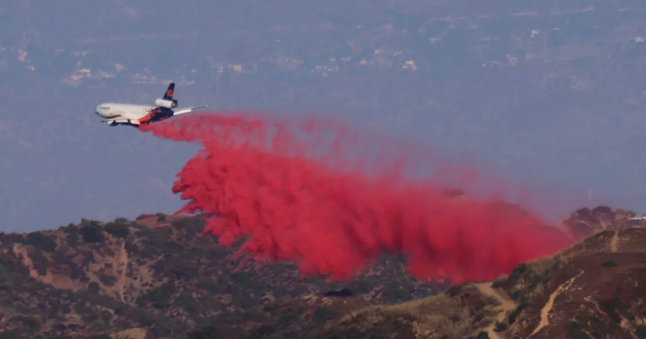 What is the flame retardant that planes are dropping on the LA fires?