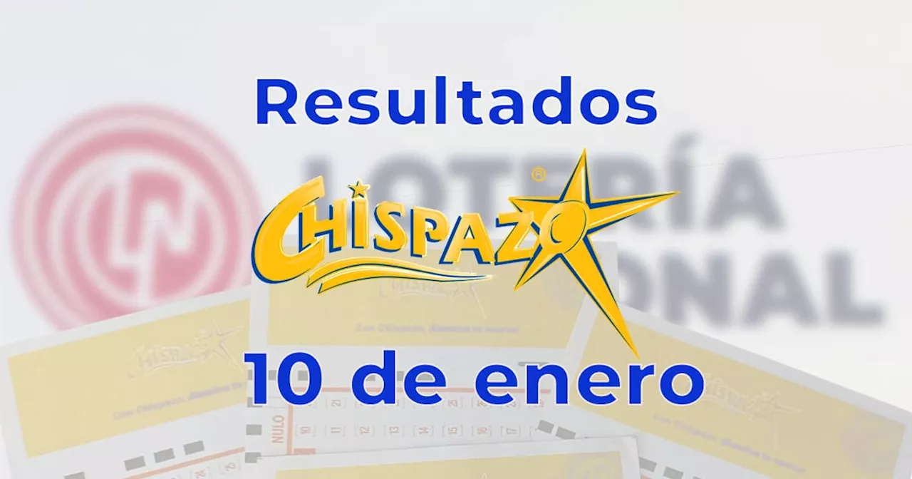 Resultados del Sorteo Chispazo del 10 de Enero de 2025