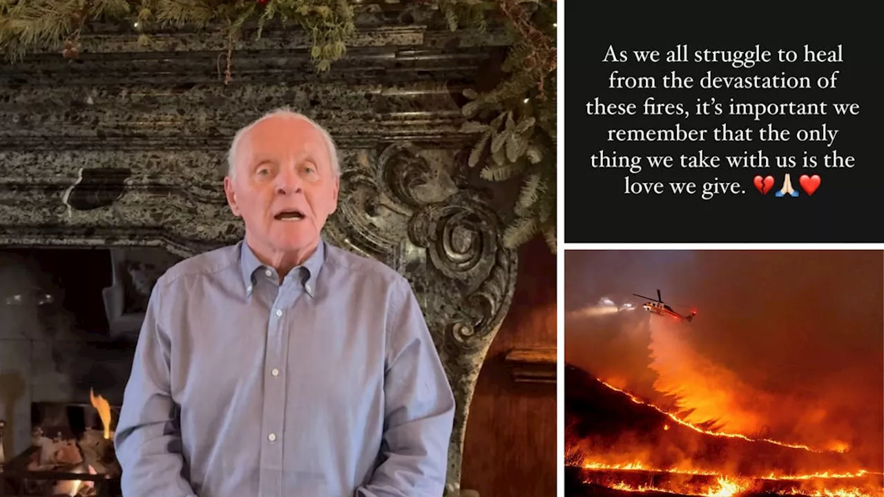 Sir Anthony Hopkins' LA Home Destroyed in Devastating Wildfires