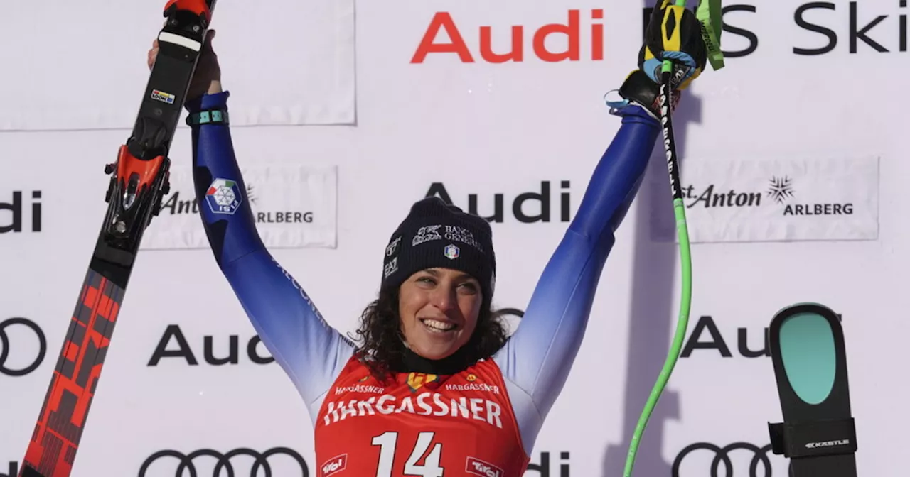 Federica Brignone, altro capolavoro: vince pure in discesa a St Anton