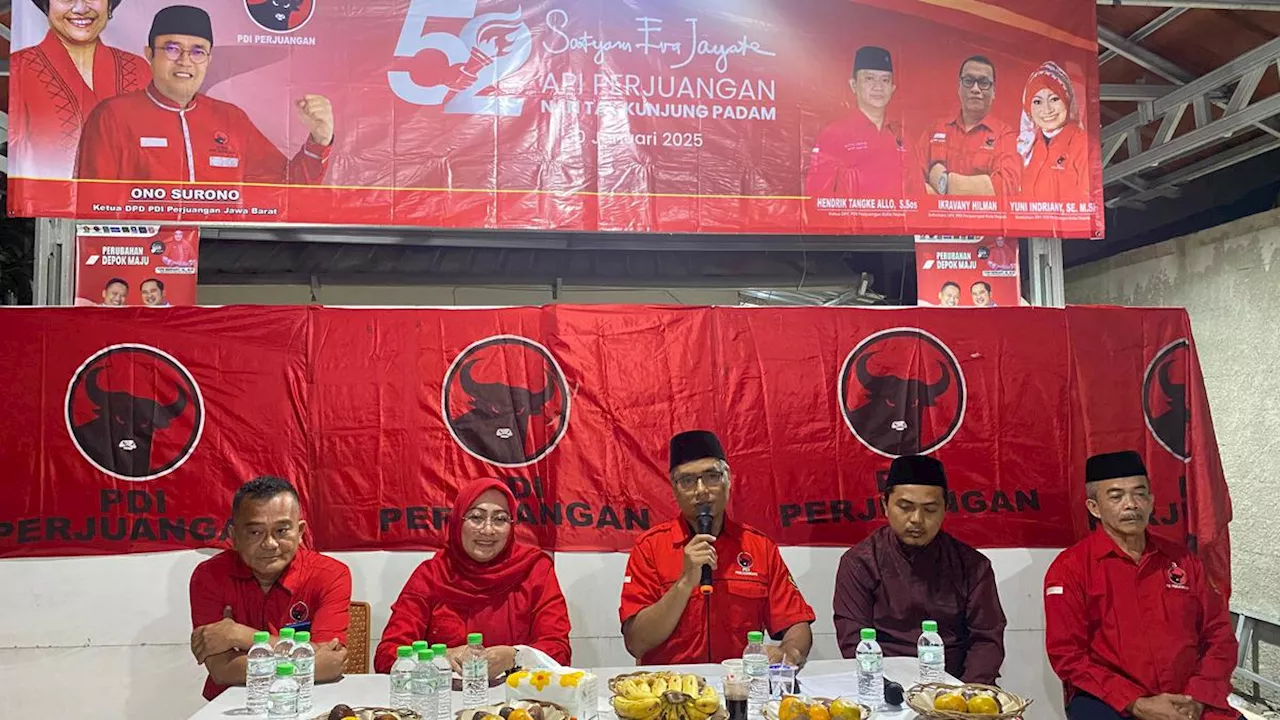 PDIP Kota Depok Rayakan HUT ke-52 dengan Komitmen Solid