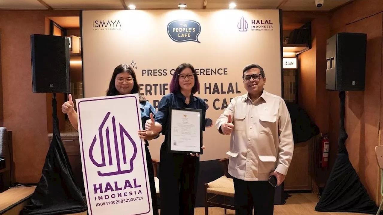 The People's Cafe Dapatkan Sertifikasi Halal