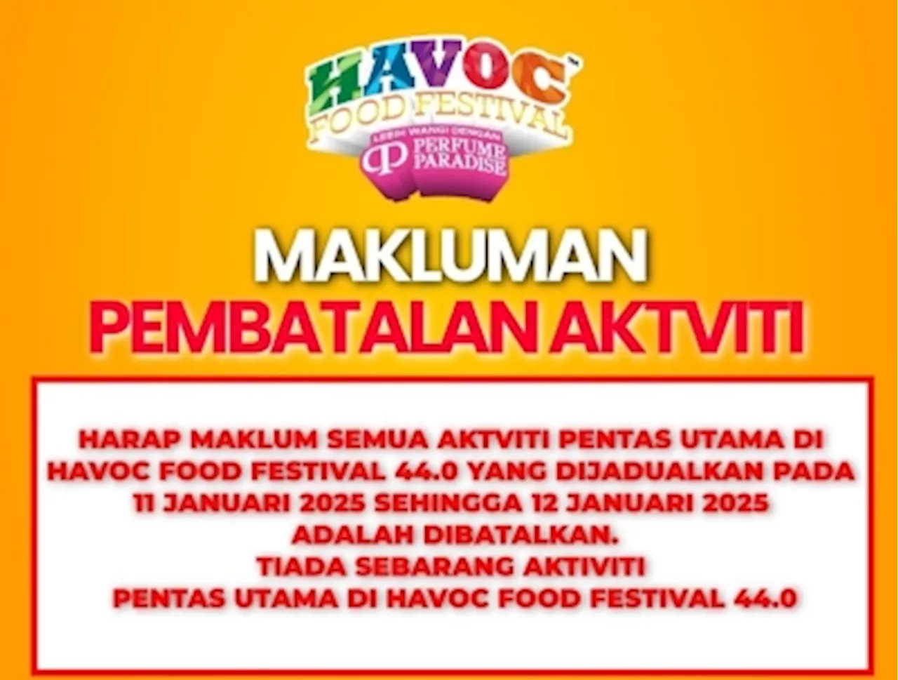 Havoc Food Festival in Kuala Lumpur Shut Down Due to Lack of License