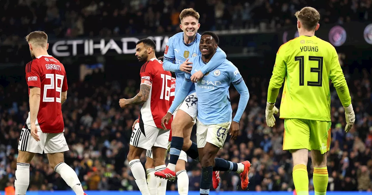 Manchester City Thrash Salford City 8-0 in FA Cup