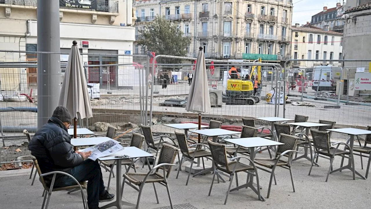 Sur le cours Gambetta en travaux, les commerçants montpelliérains prennent leur mal en patience