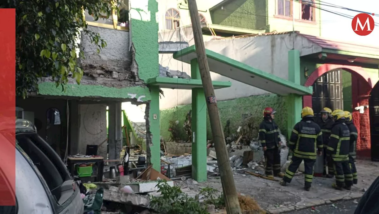 Explosión en vivienda de Nezahualcóyotl deja 5 heridos y daños materiales