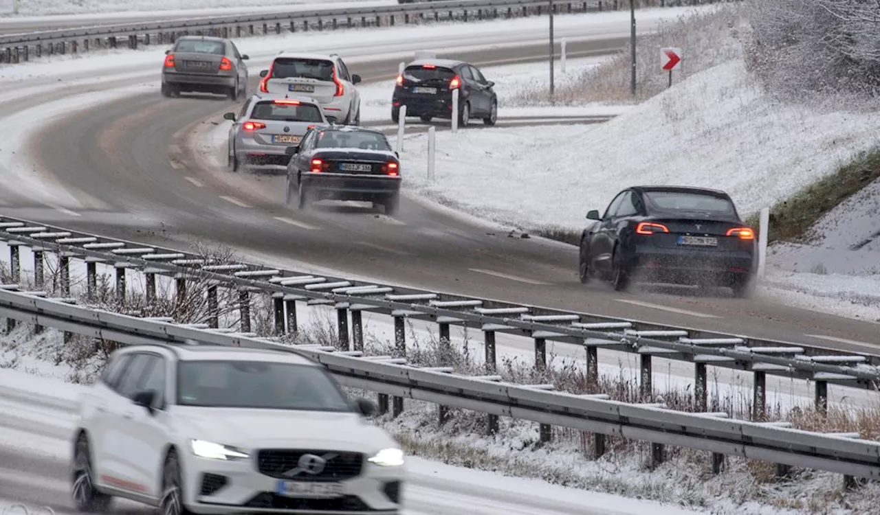 A20 in Mecklenburg-Vorpommern: Mehrere Unfälle wegen Glätte