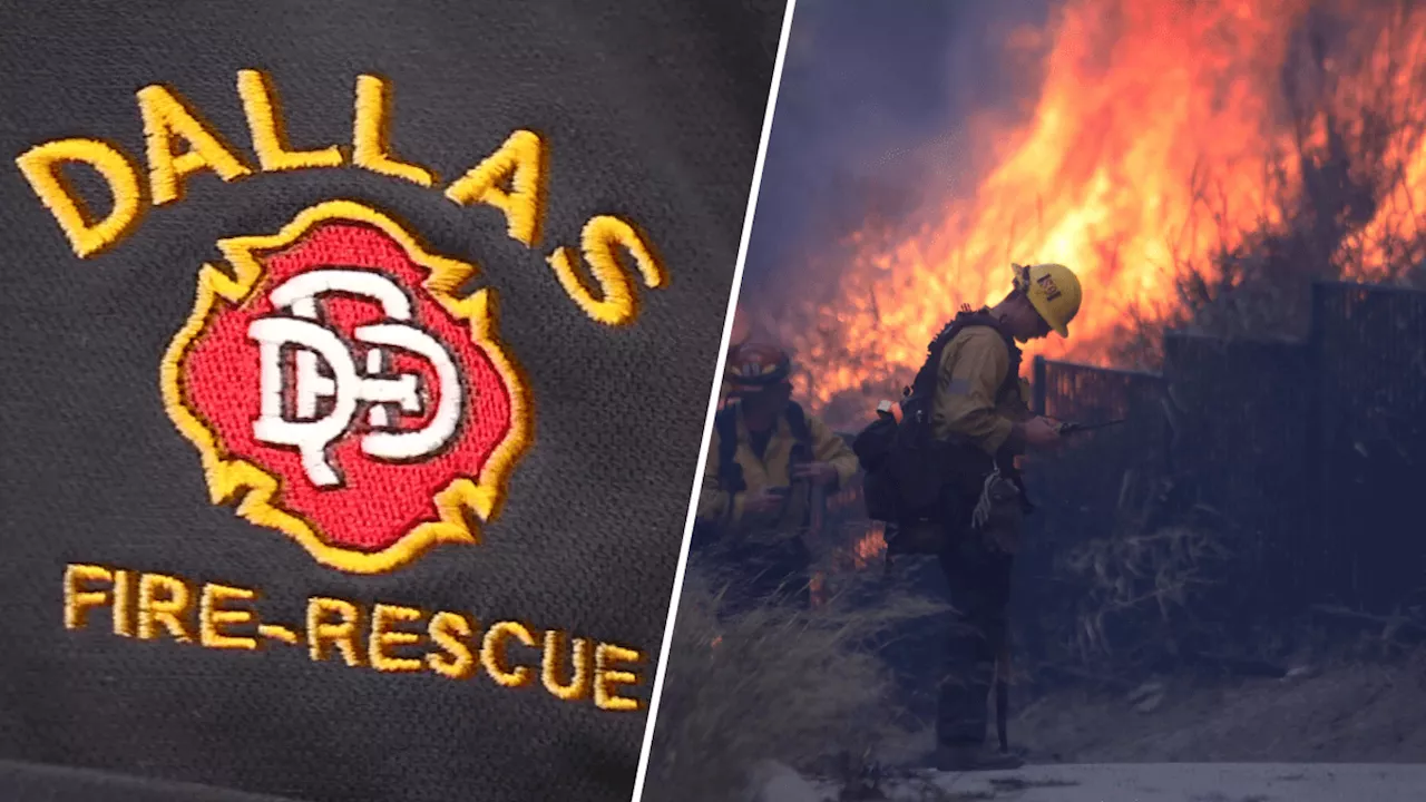 Texas Firefighters Join Fight Against California Wildfires