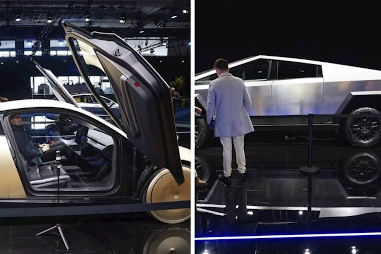 Tesla Onthult Robotaxi en Monstertruck op Autosalon, maar Beseft Dat Vlaanderen er Nog Niet Klaar Voor Is