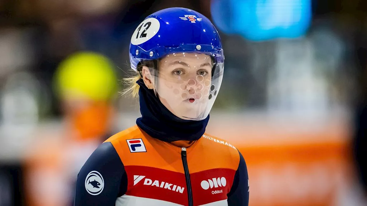 Michelle Velzeboer grijpt goud op 1.500 én 500 meter bij NK shorttrack