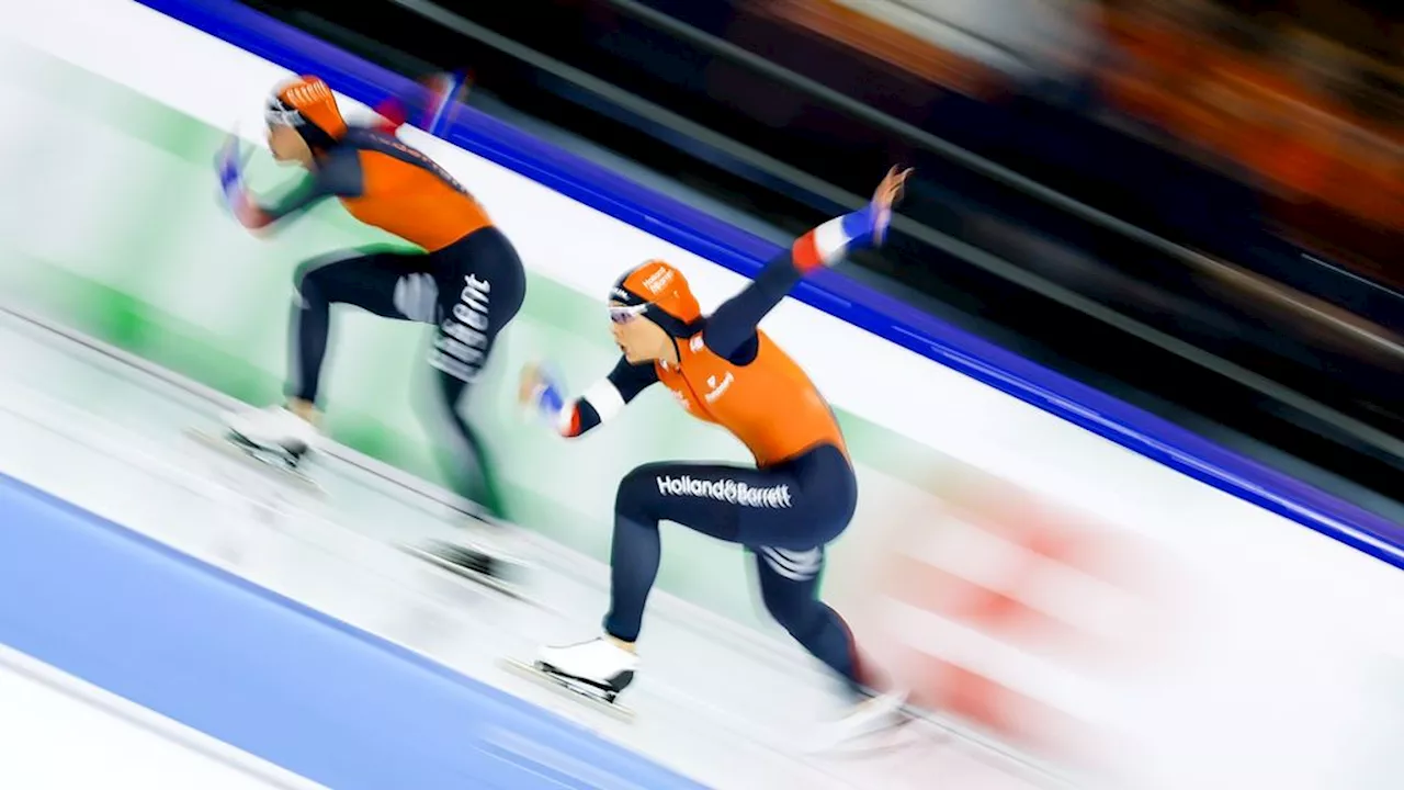 Rijpma-de Jong leidt allroundtoernooi na 500 meter • Mannen nu aan zet