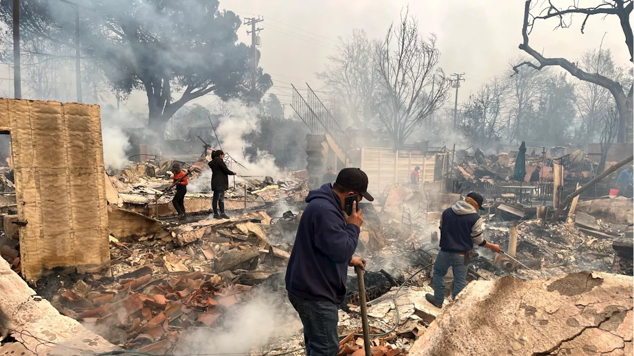 As Los Angeles burned, Latino immigrants rushed in to put out fires