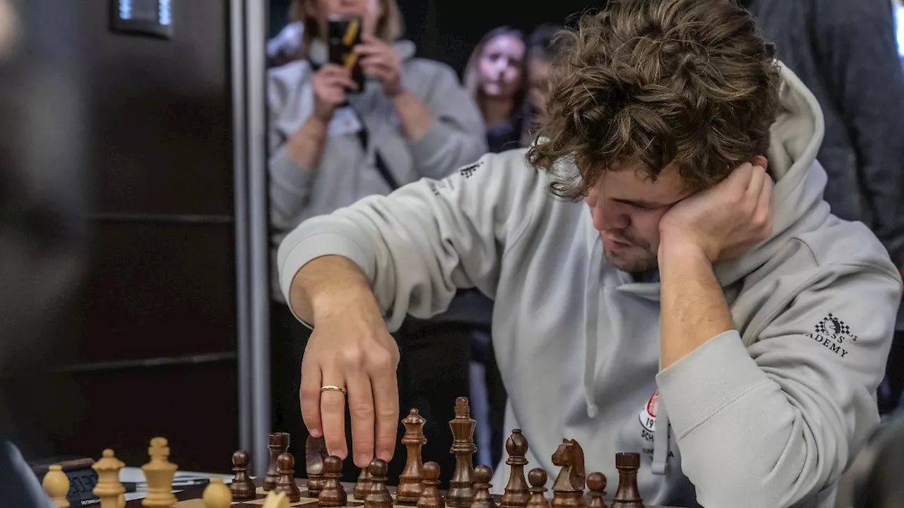 'Hells Bells' und Totenkopf: Schach-Gigant Carlsen gewinnt 'surreales' Debüt für Kiezklub