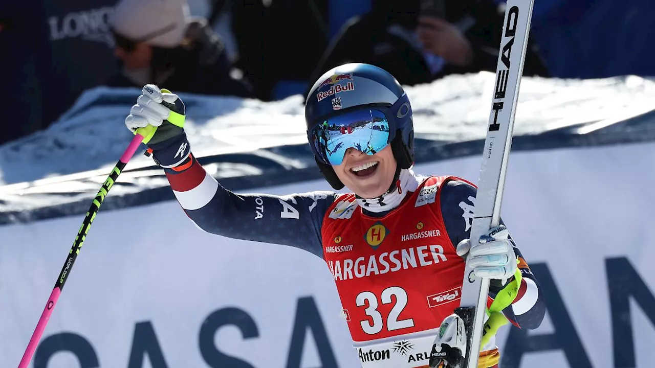 Ski Alpin: US-Legende Lindsey Vonn feiert grandioses Abfahrts-Comeback, Malorie Blanc verpasst Sensation