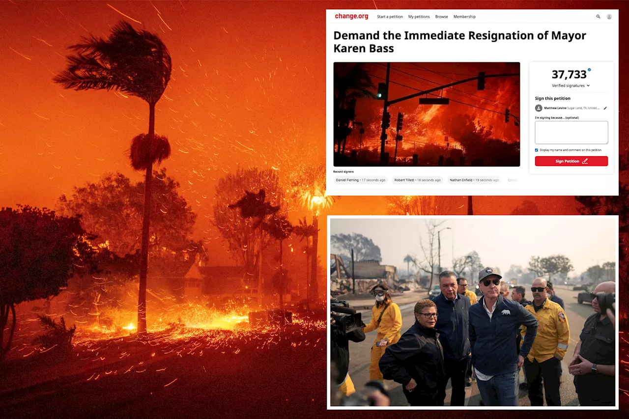 50,000+ Angelenos Demand Recall of Mayor Bass Over 'Gross Mismanagement' of 2025 Fires