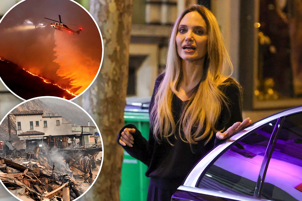 Angelina Jolie Houses Loved Ones Amidst California Wildfires