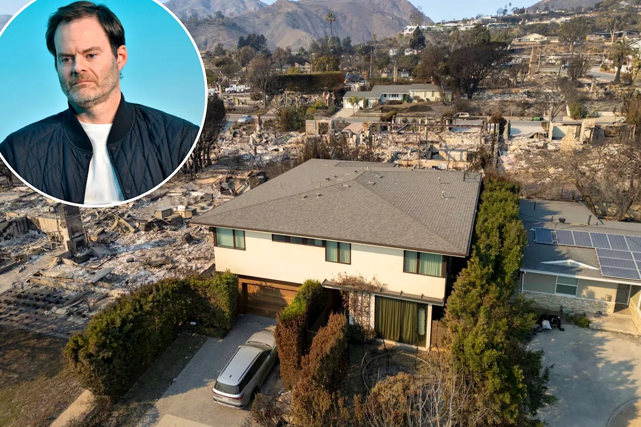 Bill Hader volunteers to help news crew cover LA fires before discovering his Palisades home was spared from deadly blaze