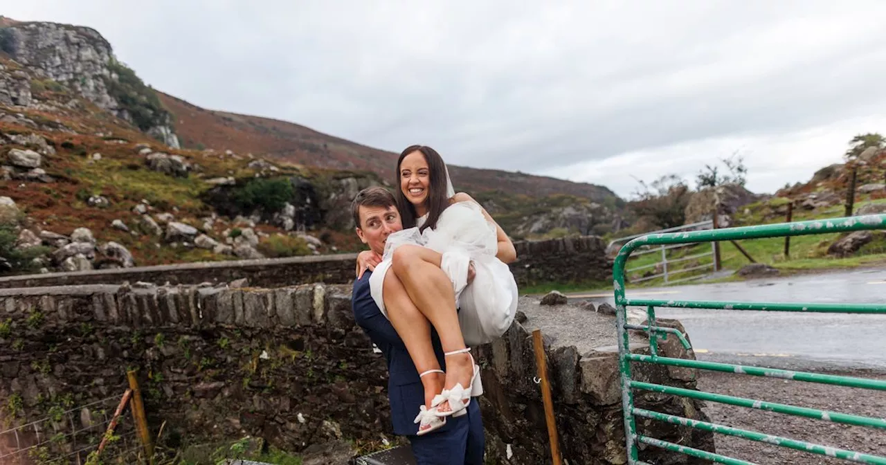 Happy couple's stunning Killarney wedding narrowly avoided Storm Agnes