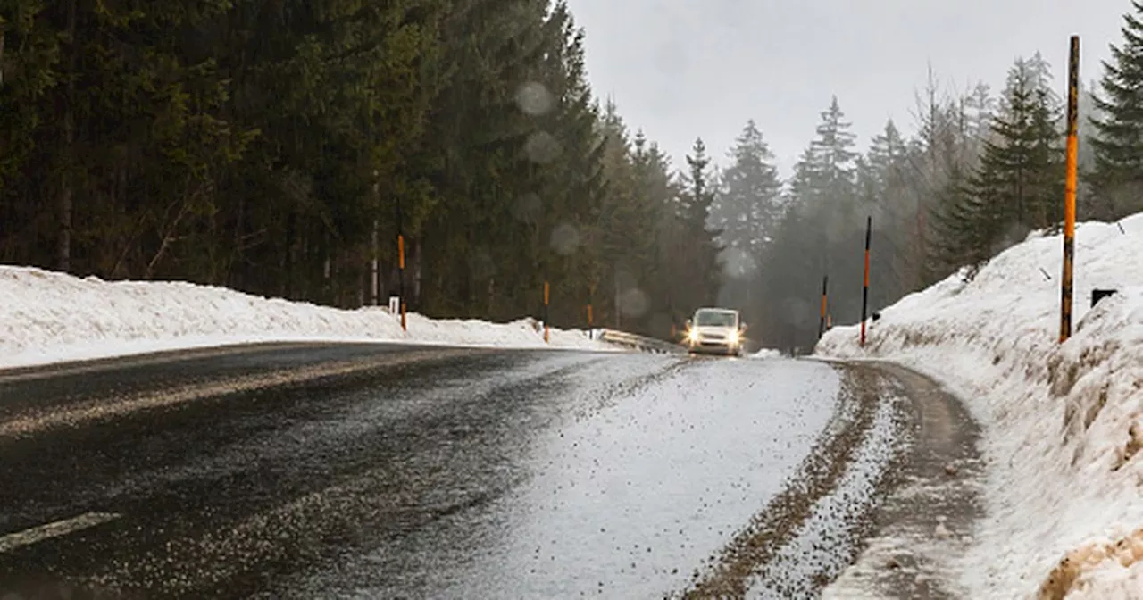 Road Safety Warning Issued as Cold Snap Ends