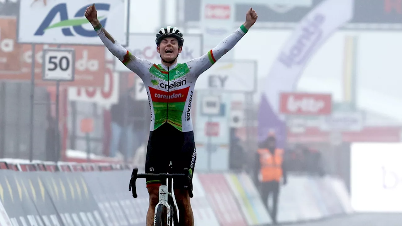 Une véritable démonstration: Marion Norbert Riberolle est championne de Belgique de cyclocross