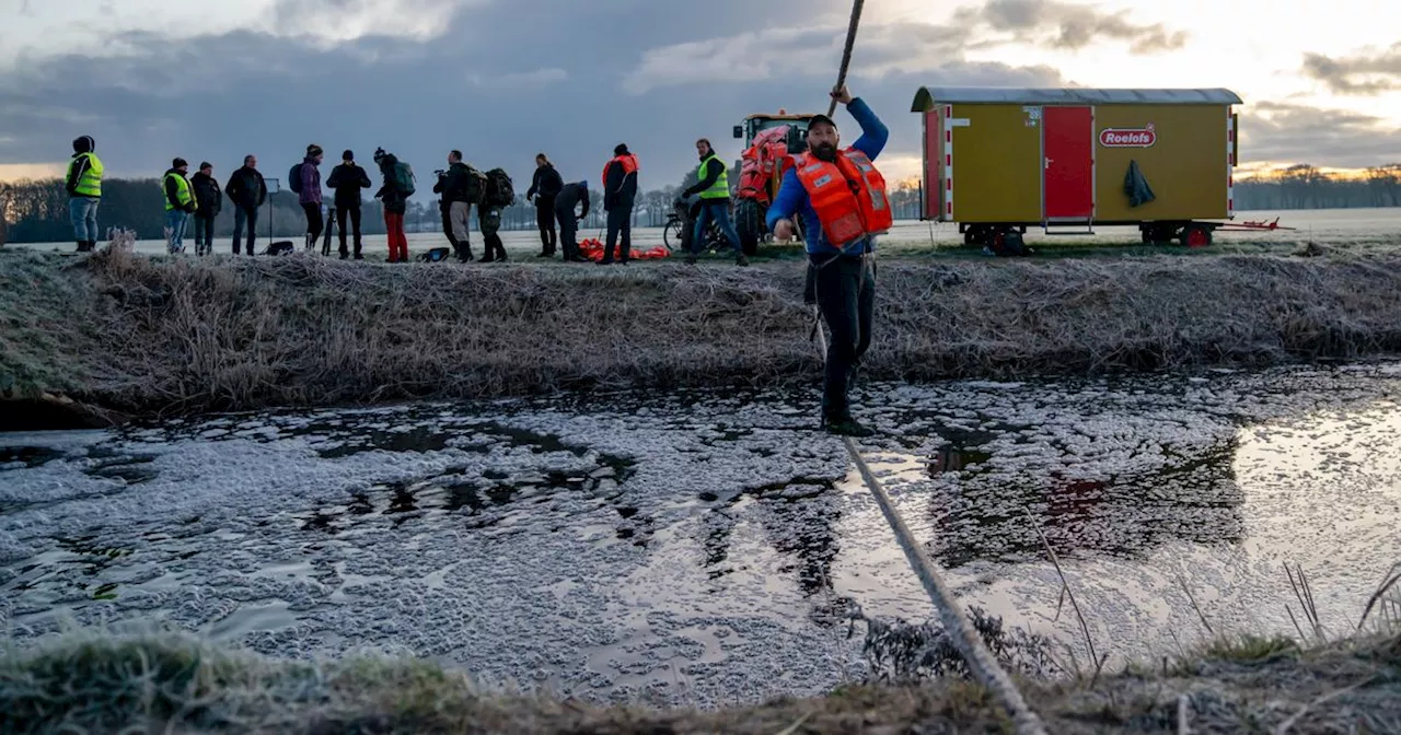 Verstand op nul: waaghalzen doorstaan vrieskou voor nachtelijke hindernistocht