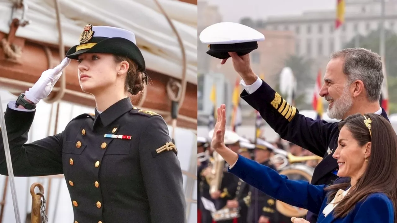 Leonor, Princesa de Asturias, inicia su instrucción naval a bordo del 'Juan Sebastián Elcano'