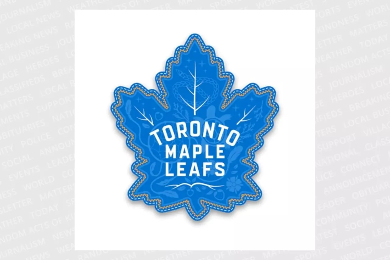 Indigenous Designer Jennifer Taback Creates Logo for Toronto Maple Leafs Celebrating Indigenous Heritage Game