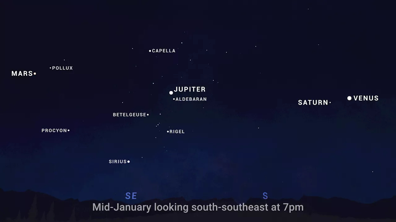 Four Bright Planets Align in 'Planetary Parade' This Month