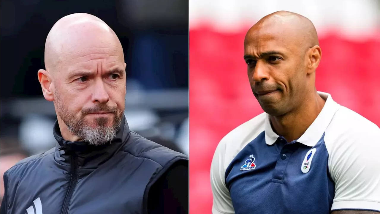 Henry og Ten Hag i Running for Belgia Managerjobben