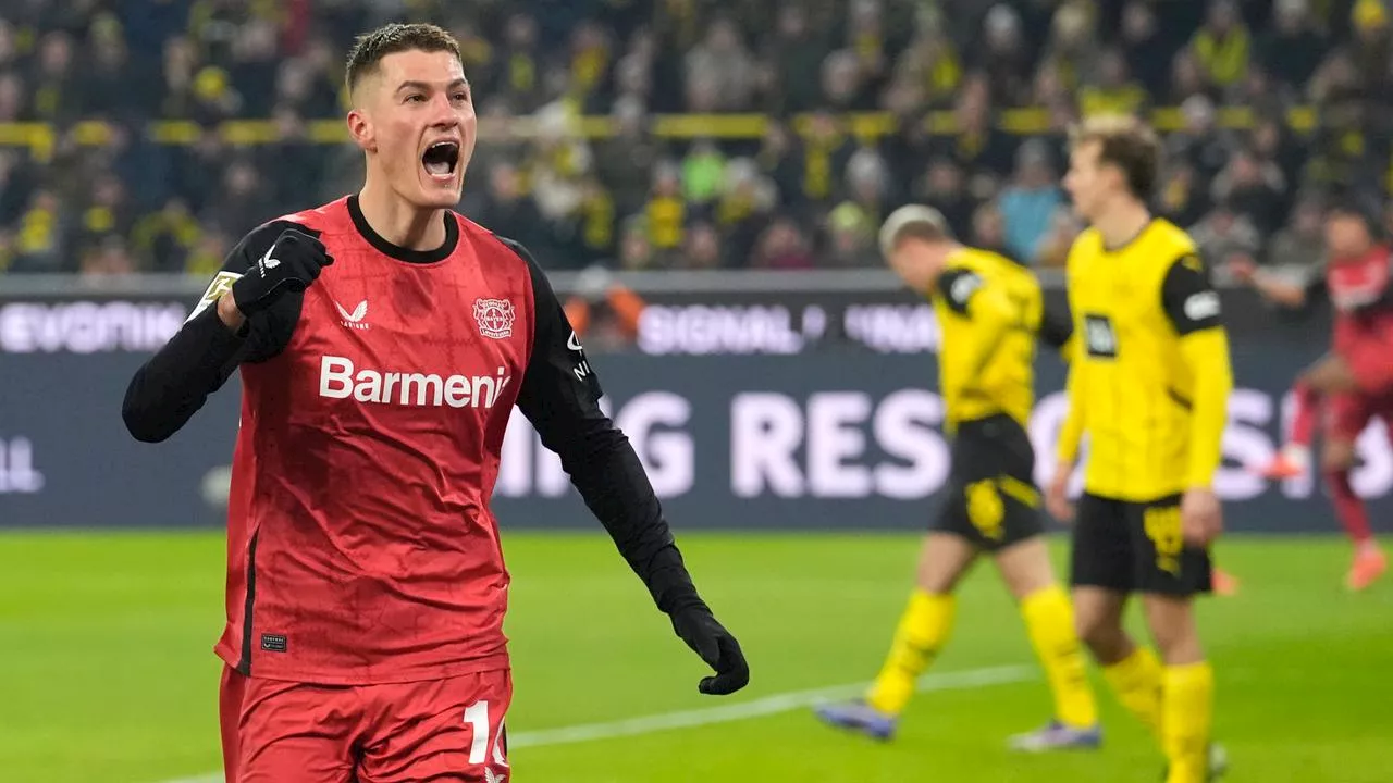 Leverkusen besiegt Dortmund im Titelrennen