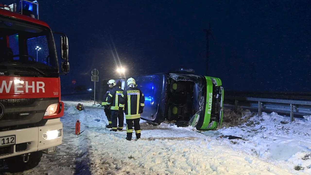 Flixbus-Unfall: Zwei Tote und vier Schwerverletzte in Brandenburg