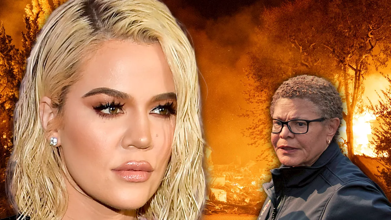 Khloé Kardashian Bashes 'Joke' L.A. Mayor Over Wildfire Complications