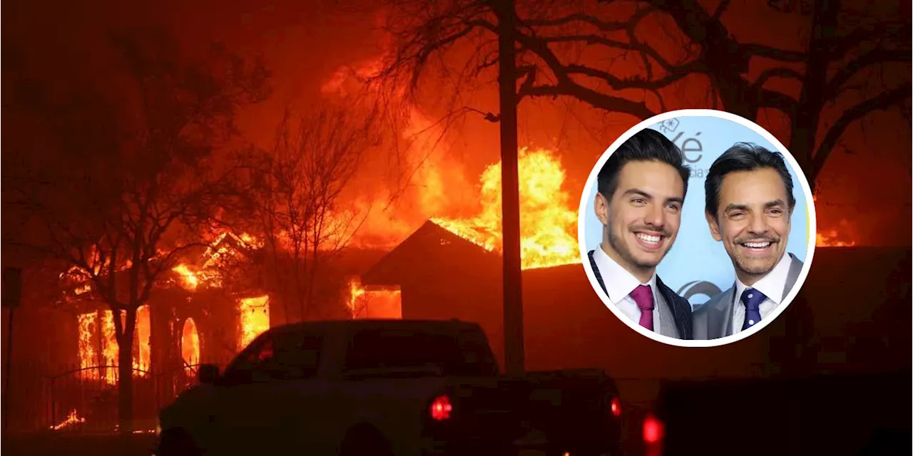 Hijo de Eugenio Derbez pierde su casa por incendios en Los Ángeles: ‘Ha sido aterrador’