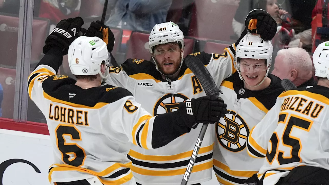 Bruins End Scoring Slump, Top Panthers in Overtime