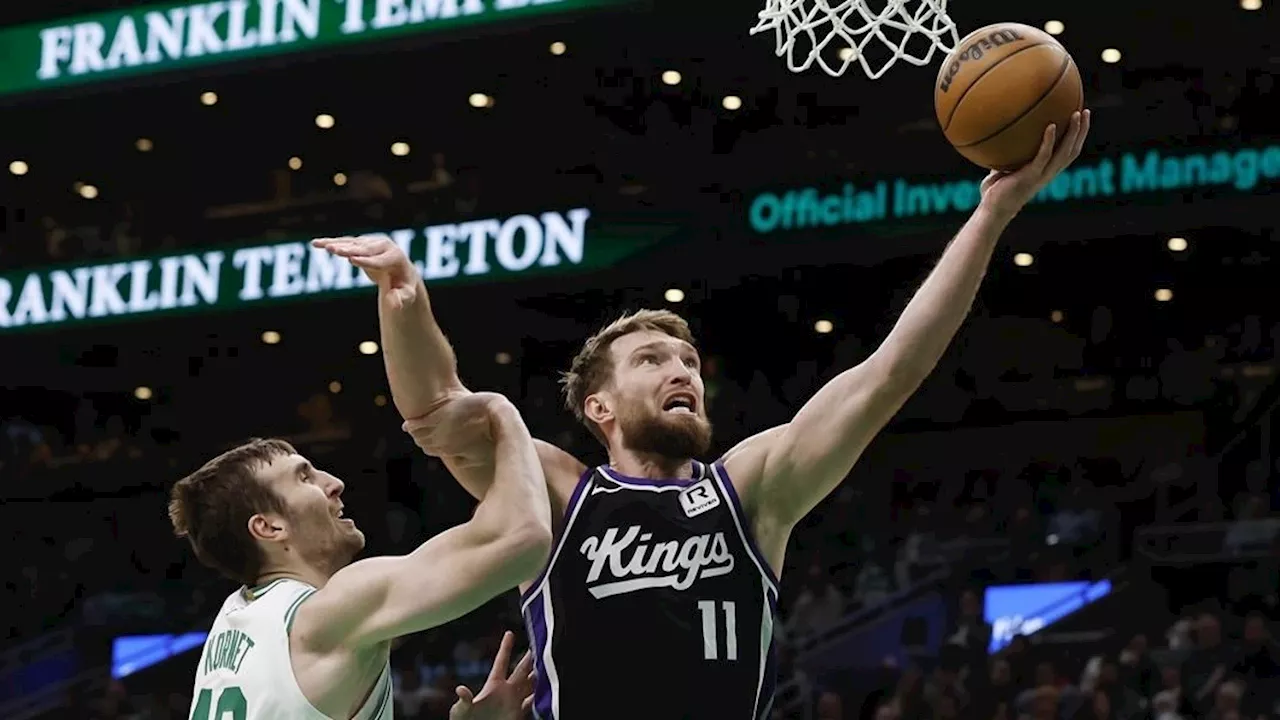 Sabonis grabs career-high 28 rebounds as Kings rally to beat Celtics