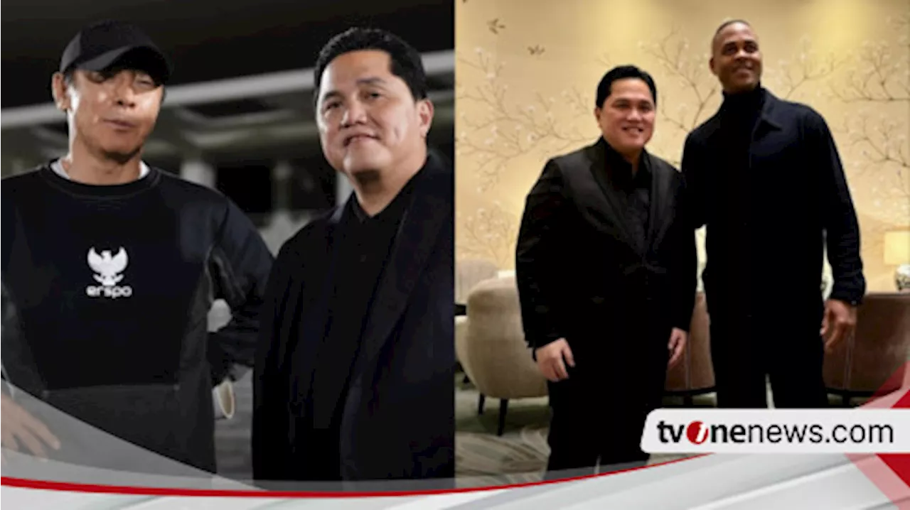 Erick Thohir Beri Pesan untuk Shin Tae-yong dan Patrick Kluivert