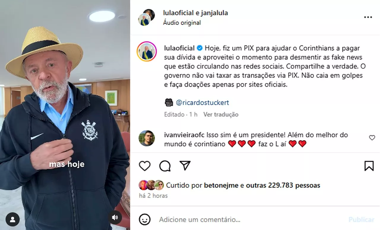 Gaviões da Fiel lança vaquinha para quitar dívida do Corinthians com a Caixa