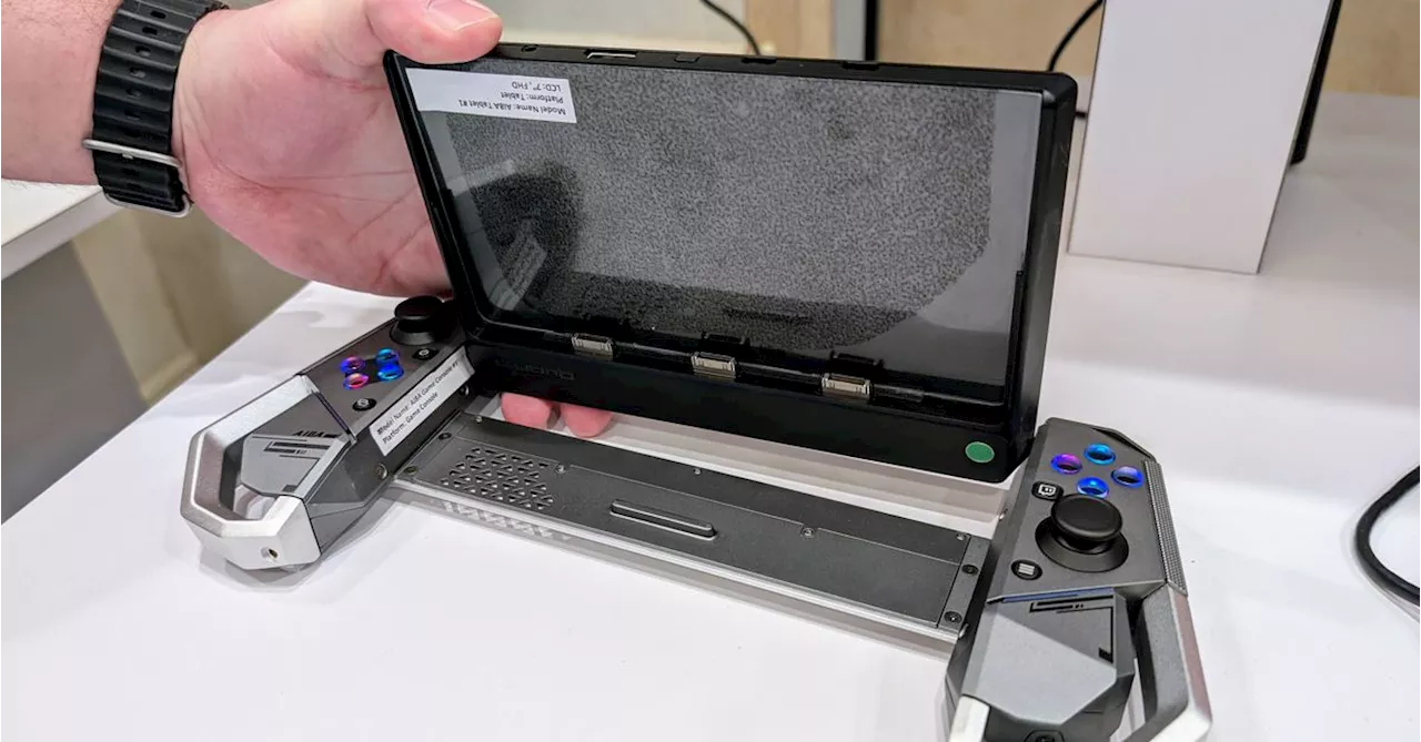 Intel still dreams of modular PCs — it brought a tablet laptop gaming handheld to CES