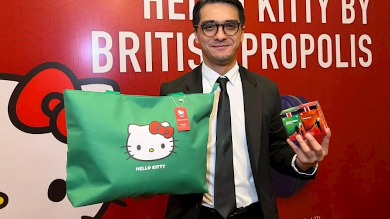 Ricky Harun Promosikan Gaya Hidup Sehat dengan Propolis dan Merchandise Hello Kitty