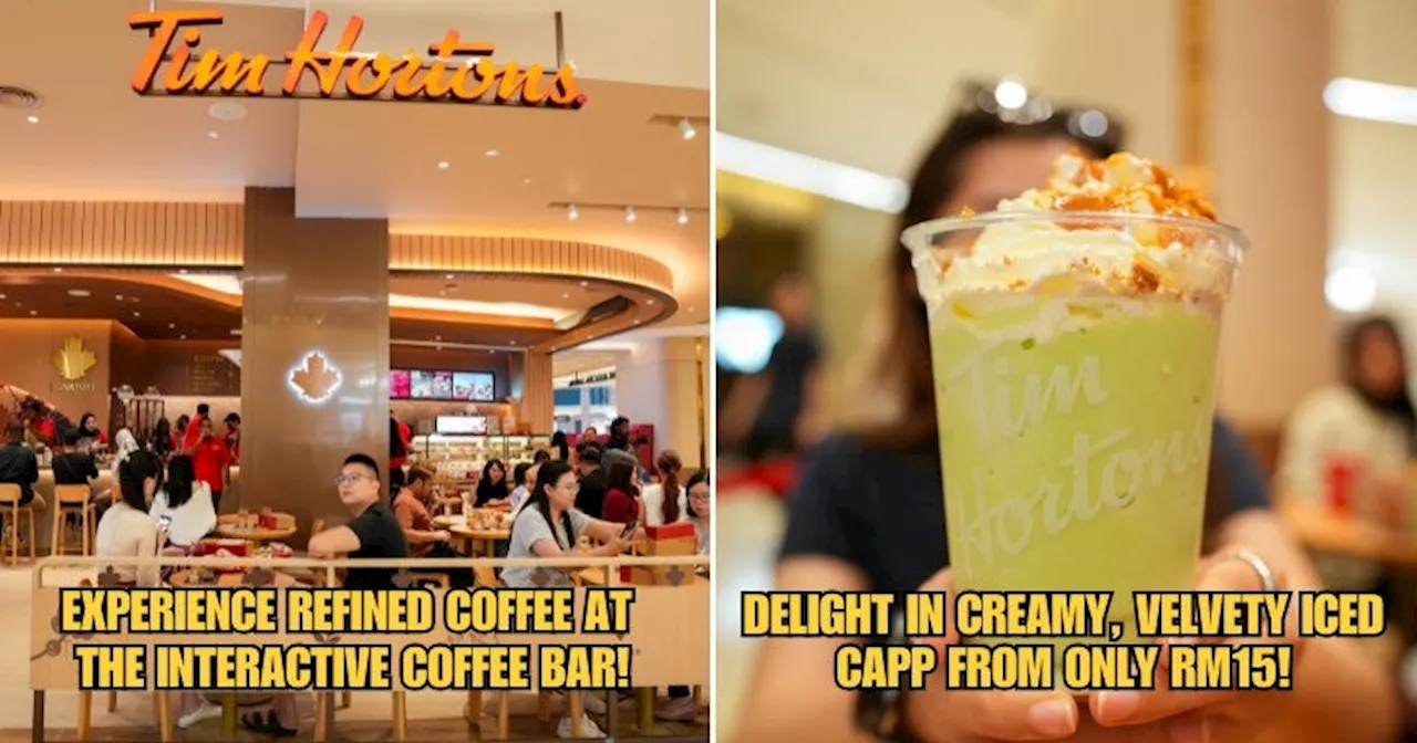 Coffee Lovers Unite! Canada’s No.1 Coffeehouse Tim Hortons Just Brewed Its Way to Sunway Pyramid