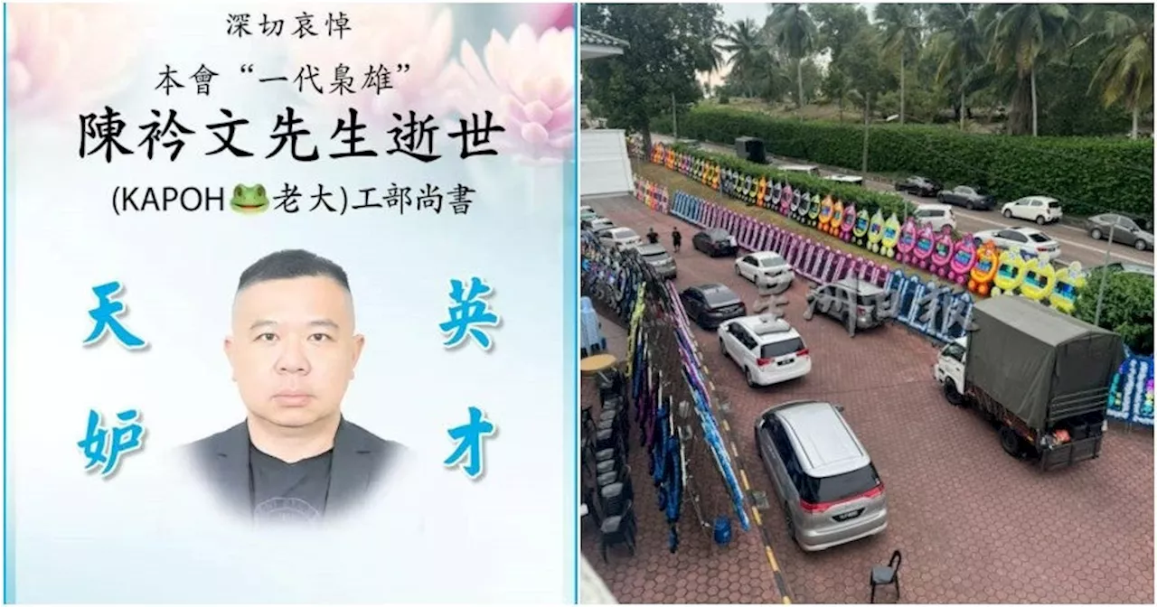  Grand Funeral Held For 42yo Debt Collector Who Was Shot in Johor Bahru