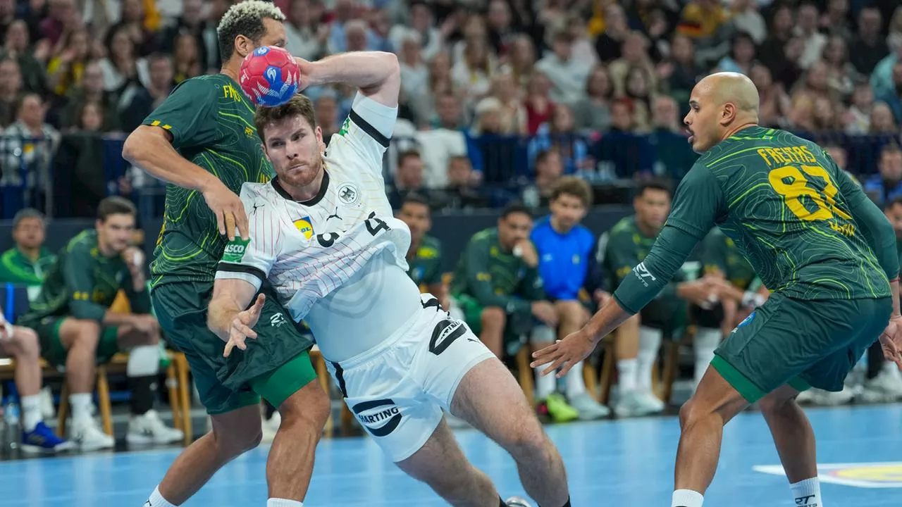 Handball: DHB-Team müht sich zum Sieg im letzten WM-Test