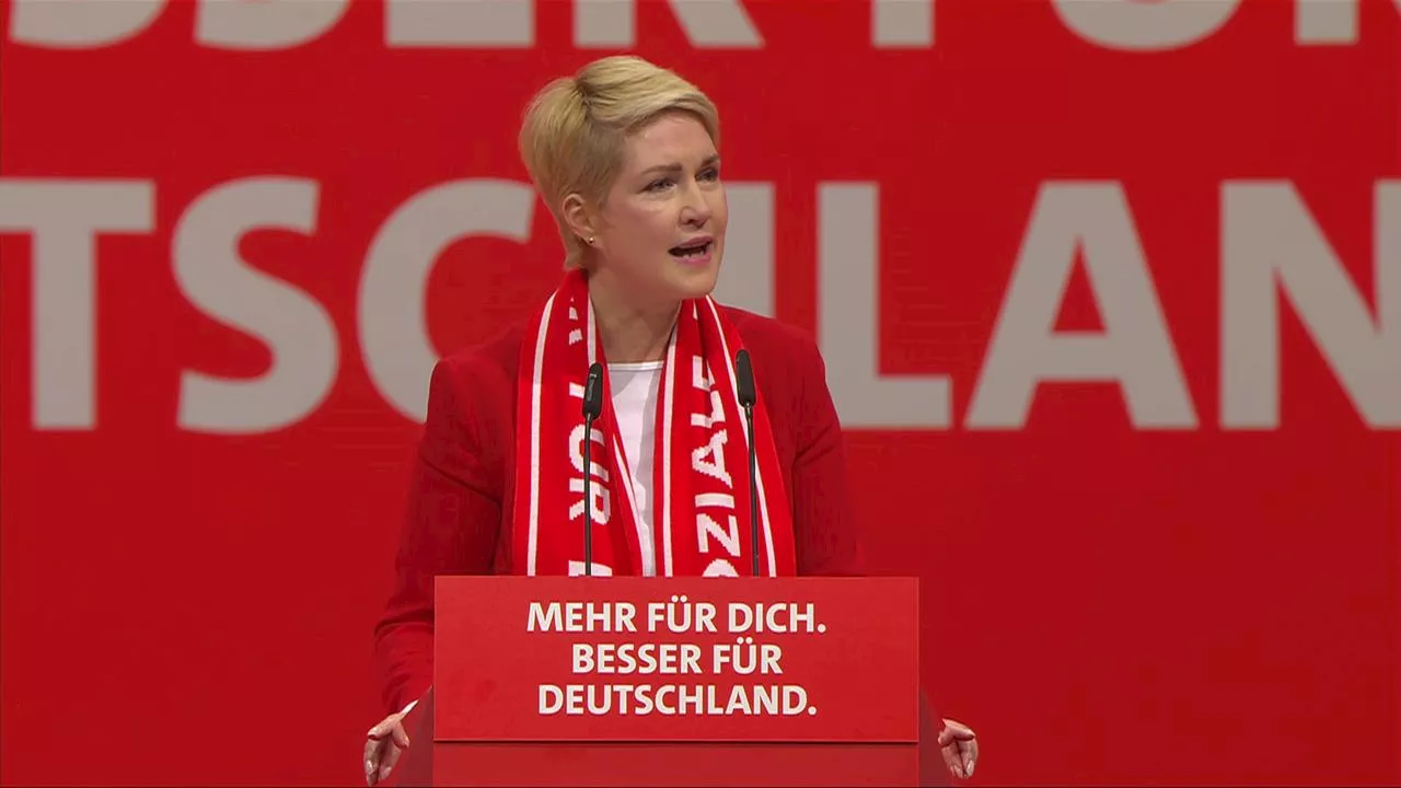 SPD-Parteitag: Eröffnungsrede Manuela Schwesig